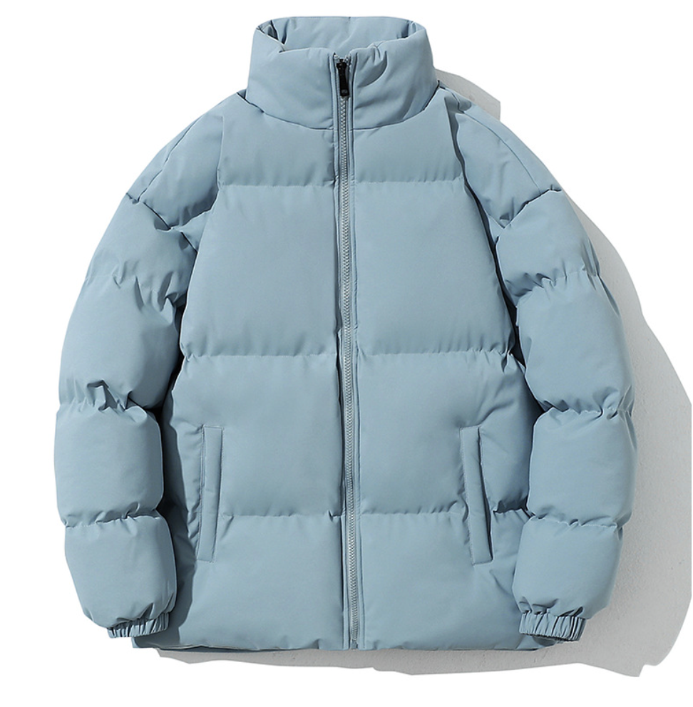 Men's and Women's Winter Youth Breadwear Sports Cotton Coat Stand up Collar Couple Outdoor Coat Cotton Coat